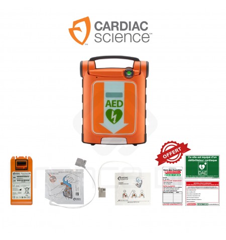 Électrodes et batterie PowerHeart G5 Cardiac Science